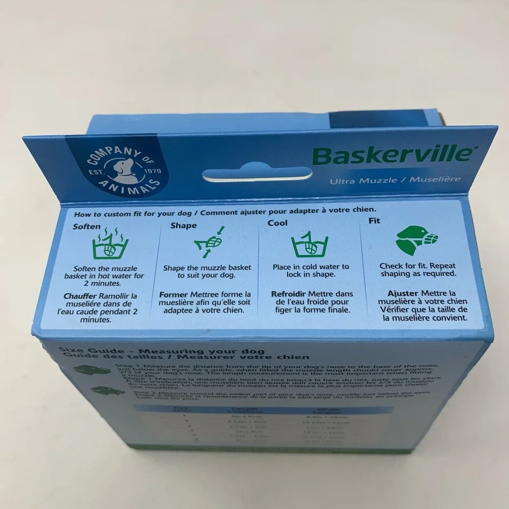 Baskerville Ultra Muzzle for Dogs Size 3
